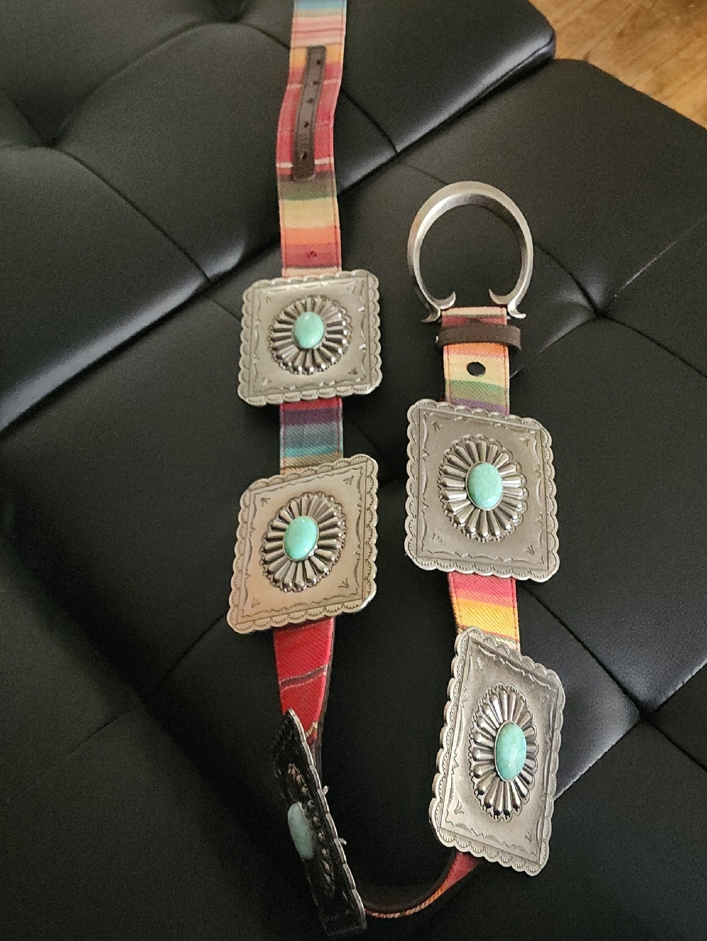 Turquoise Concho Belt